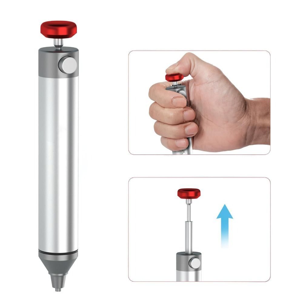 Desoldering Pump Solder Sucker Anti-Skid Solder Suction Large Tin Remover Electric Solder Iron