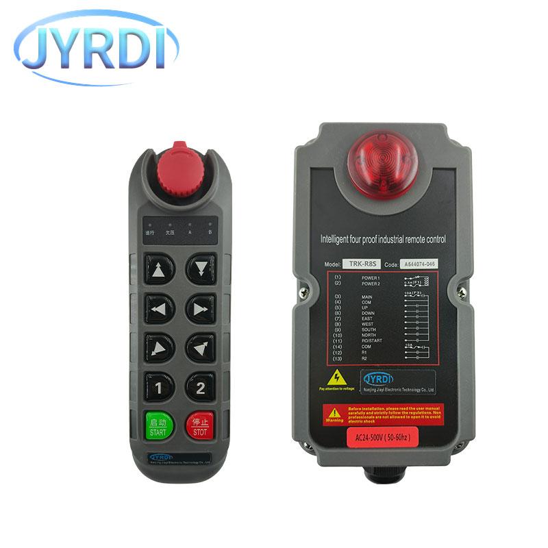 JYRDI TRK-R8S Industrial Remote Control and Radio Remote Control Wireless IP65 Waterproof for Electric Hoist Easy Installation