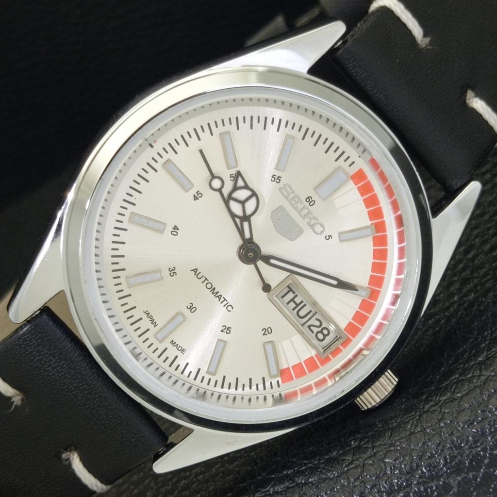 JAPAN VINTAGE REFURBISHED SEIKO 5 AUTOMATIC 6309A MENS SILVER WATCH A440851-9 Sk-a440851-1