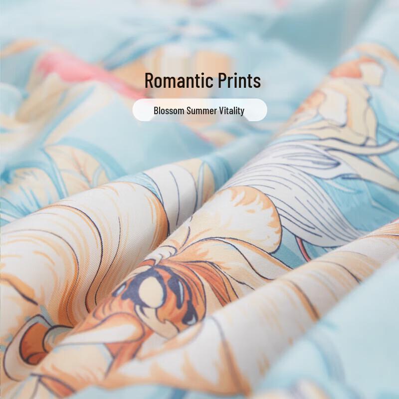 FUANNA Antibacterial Seven-Hole Fiber Summer Quilt