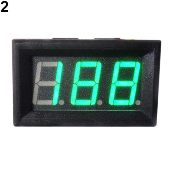 Portable DC 0-30V Voltmeter LED Display Panel Car Motor Digital Voltage Meter