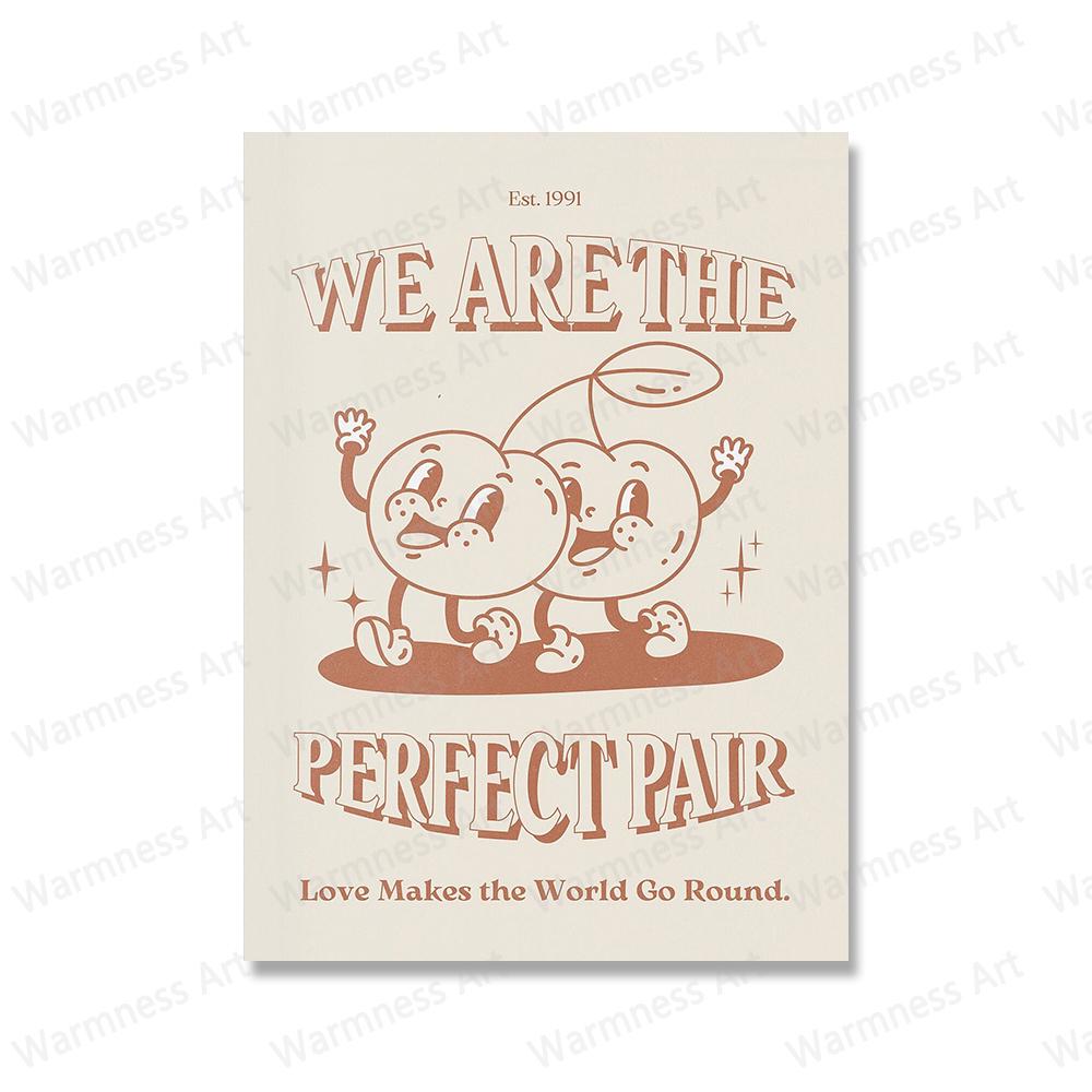 Retro Coffee Fruit Sunshine Canvas Painting Prints Fun Kitchen Posters More Espresso Less Depresso Quotes Canvas Wall Art Decor No Frame