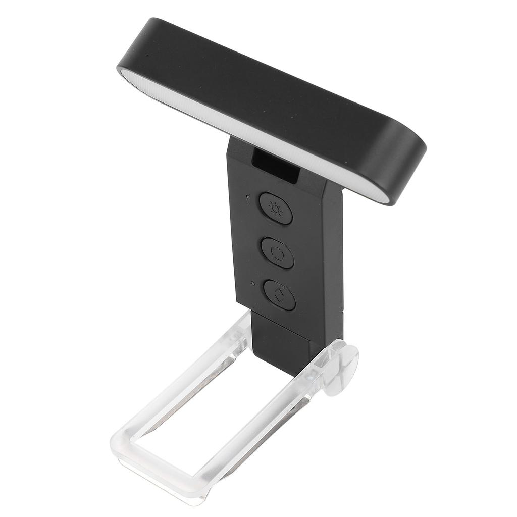 Leselys USB Oppladbart Sammenleggbart LED 6 Lysstyrkenivåer 5 Farger Timer Øyefangende