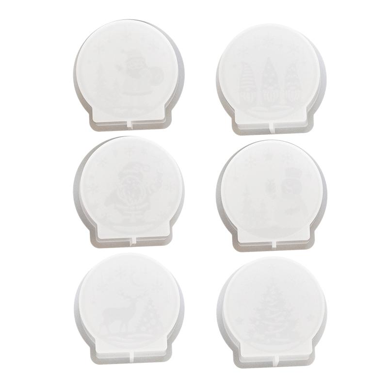 Aromatherapy Candle Soap Making Mold DIY Christmas Handmade Soap Mold Christmas Crystal Ball Mold