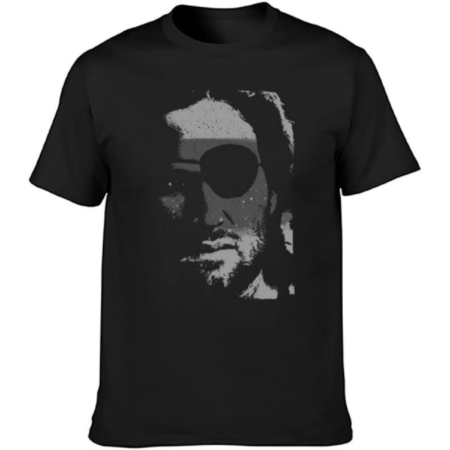 Snake Plissken Film Movie Kurt Russell Mens 100% Cotton Tshirt S