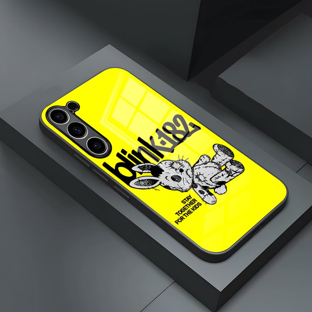 

Rock Band B-Blink 182 Phone Case For S25 Ultra Samsung S26 S23 S24 Fe S22 S20 S21 Plus A54 A34 A53 A16 Glass Cover Samsung a53 5g