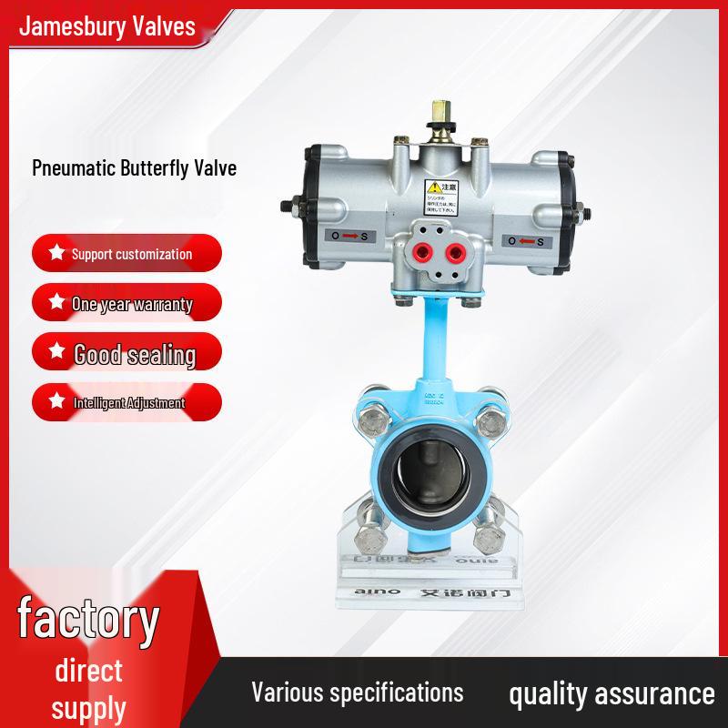 

OKM Pneumatic Butterfly Valve 602A-C: Aluminum Alloy HVAC Wafer Valve with Pneumatic Actuator