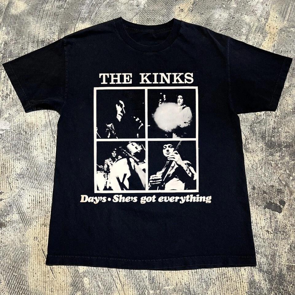 

The Kinks – Days She s Got Everything Black All Size Unisex Shirt VC1557 S