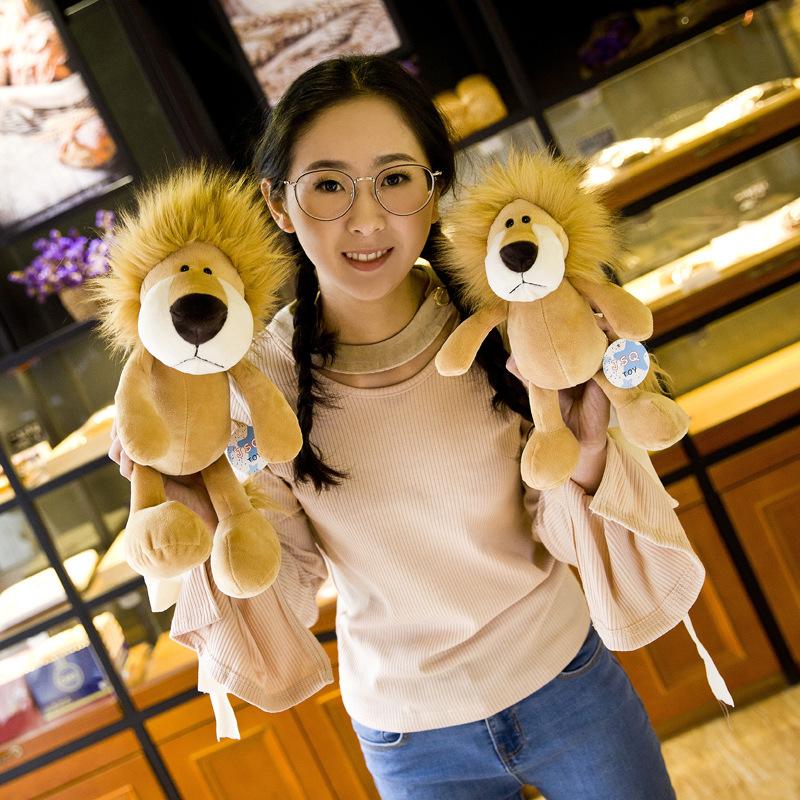 25/35cm Forest Animals Stuffed Plush Doll Toys Kids Giraffe Elephant Monkey Lion Tiger Plush Animal Toys Children Birthday Gifts