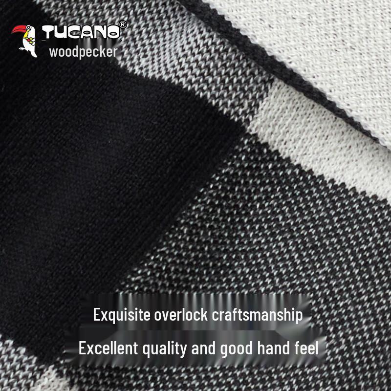 TUCANO Men's Classic Plaid Winter Scarf