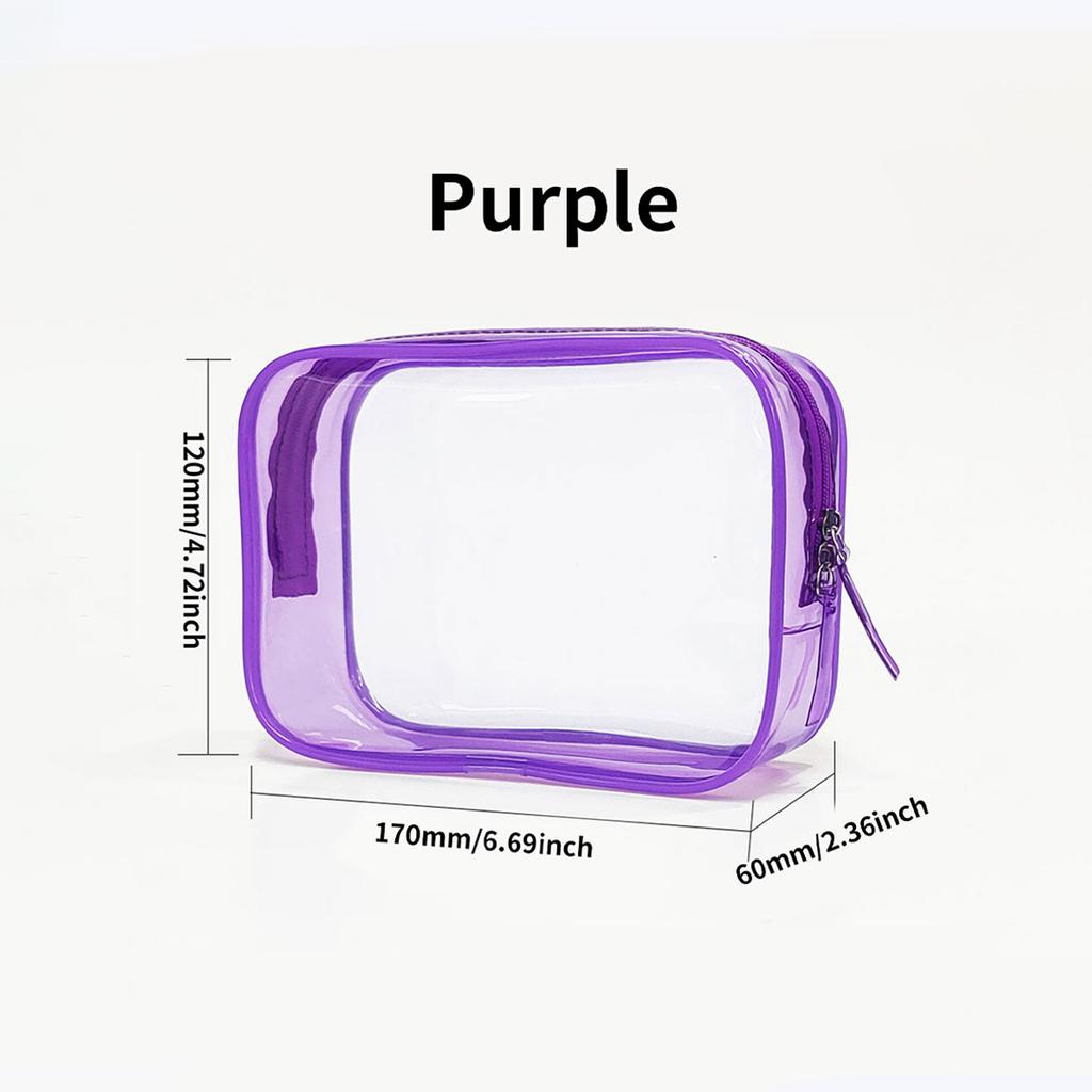 1pcs large capacity makeup bag, travel multifunctional makeup storage bag, transparent waterproof and dustproof toileting bag