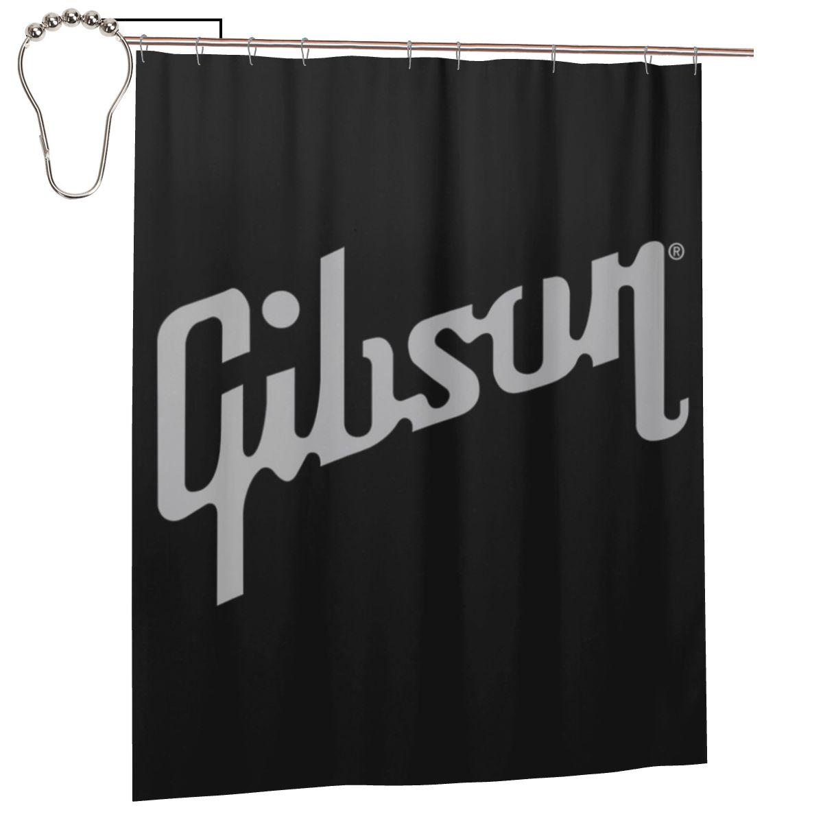 

Шторка для душа Gibson Les Paul, водонепроницаемая, из полиэстера, для ванной комнаты, с крючками W60H190(CM)-1 Pcs