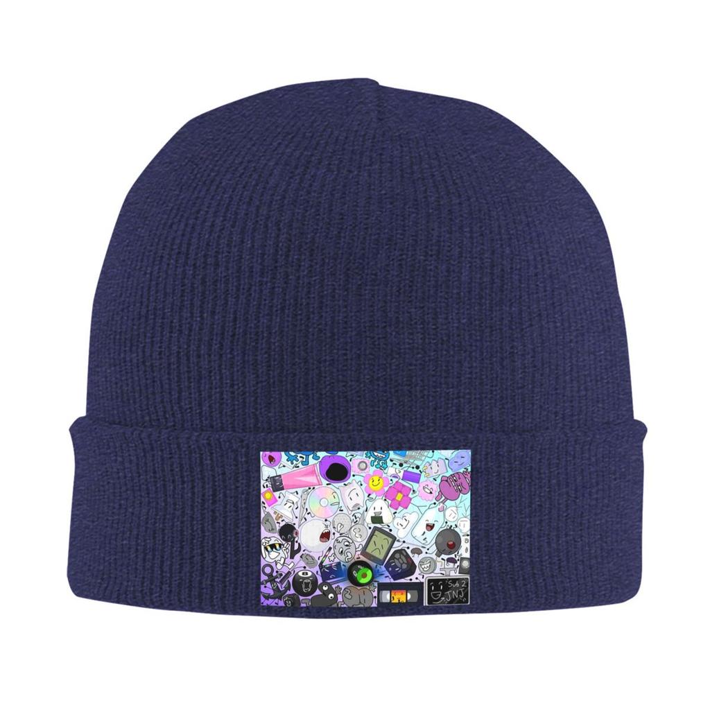 BFDI All Characters Warm Knitted Cap Winter Knit Bonnet Hat Skullies Beanies Hip Hop Caps for Unisex