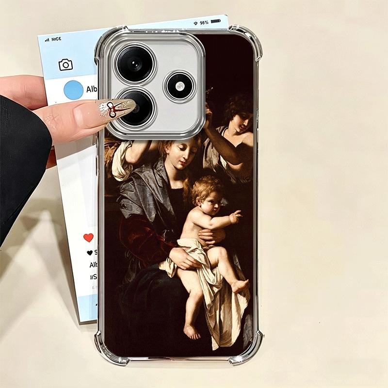 Renaissance Ästhetik Kunst Malerei Weiche Handyhülle Für Xiaomi Redmi Note 14 15 Pro Plus 13 12 11S 11T 5G 10 9S 9 Beschichtung Anti-F