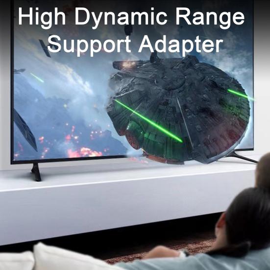 Adapter HDMI-kompatibel Hannkontakt til Hunn Ultra-Klar 8K Støtte UHS2.1 med Indikatorlys Adapter