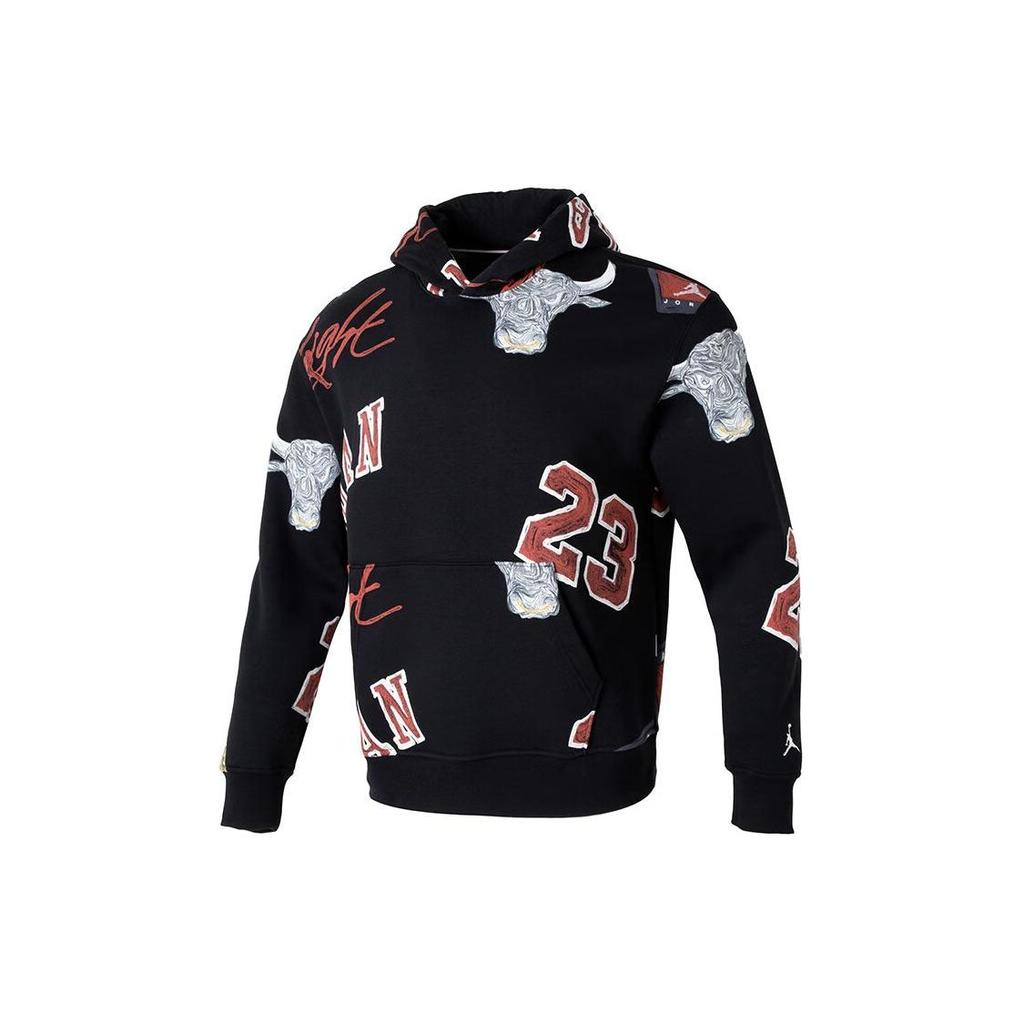 Jordan Printed Graphic Hoodie Men Tops Black FN4546-010