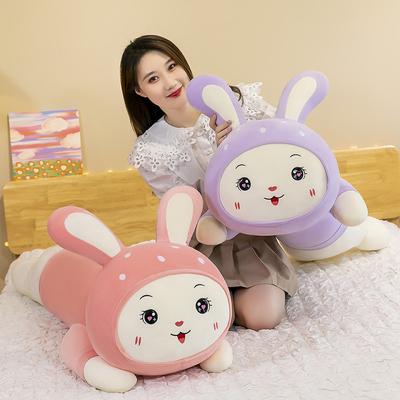 Fruity Rabbit Plush Toy Cute Rabbit Doll Children Rag Doll Girl Sleeping Leg Pillow