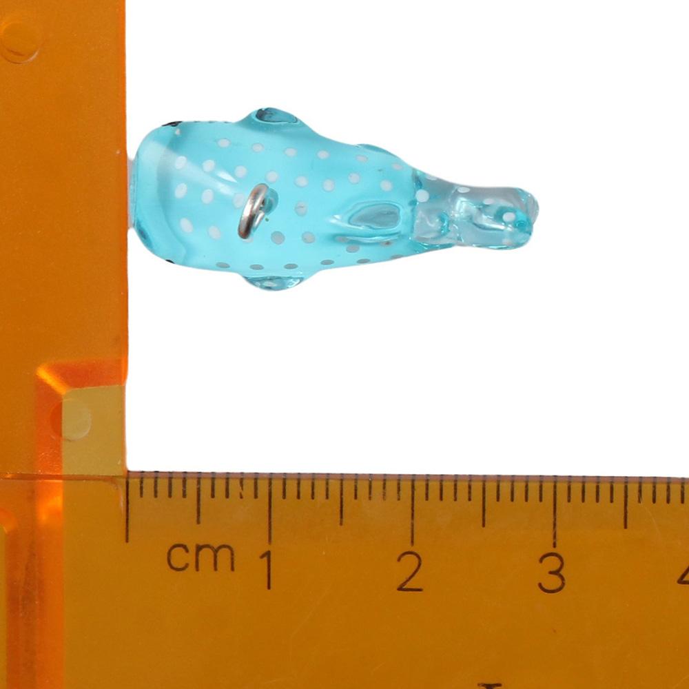 20pcs Transparent Mini Ocean Whale 20pcs Dolphin Earring Whale  Keychains