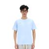 Li Ning Sports Lifestyle Series Solid Color Breathable Versatile Casual Short Sleeve T-Shirt Men Tops Sky-Blue ATSV437-2