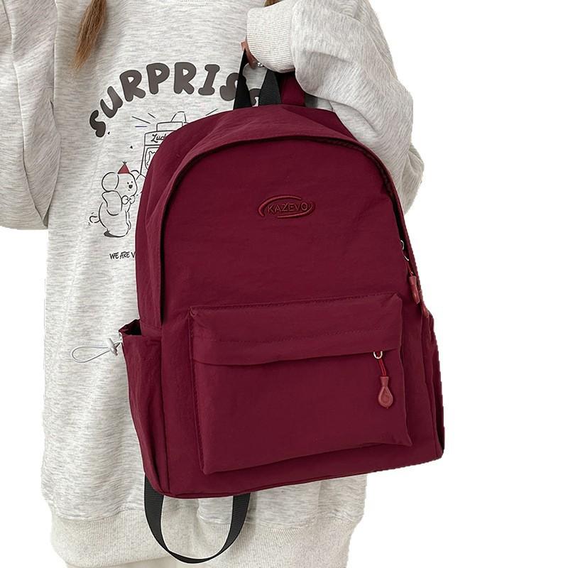Schoolbag Korean version schoolbag student girls high value versatile niche ins Fengsen travel mini small backpack backpack