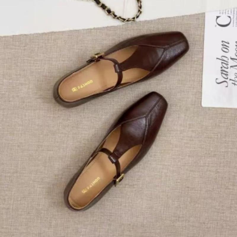 

Модные Новые Осенние Женские Балетки Дизайнерский Бренд Женские Повседневные Лоферы Модные Туфли Мэри Джейн Круглый Носок Балерина Женские 35 темно-коричневого