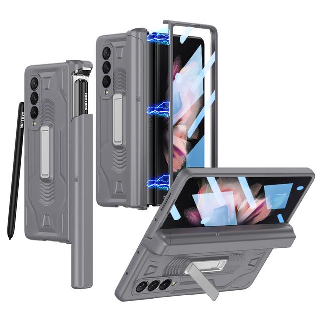 Ställbart Portabelt Fulltäckande Glasfilmskal För Samsung Galaxy Z Fold 4 5g Fold3 Fold4 Fold 3 Zfold3 Zfold4 Telefonskal