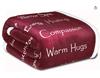 Compassion Blanket Strength Courage Super Soft Warm Hugs, Get Well Gift Blanket Plush Healing Thoughts Positive Energy Love Hope