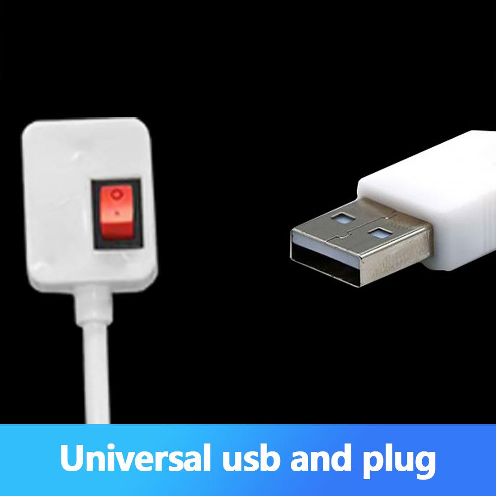 Modern LED Ceiling Fan E27 Base/USB Indoor Ceiling Fan Light Hose Extender Light Bulb Fan with Socket for Bedroom Living Room