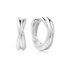 Silver Cross Duo 925 Silver Ring Earrings E061-16H