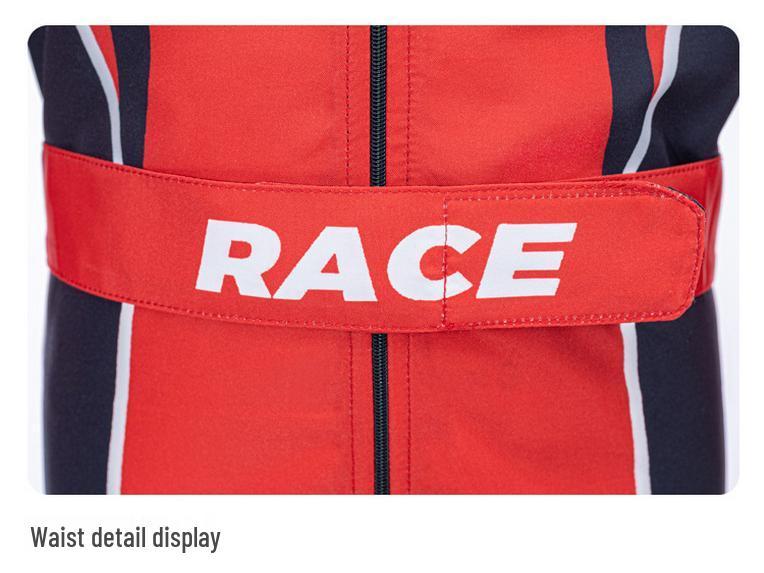 Summer Children's Breathable Racing Suit: Outdoor Karting & Beach Buggy Jumpsuit for Events