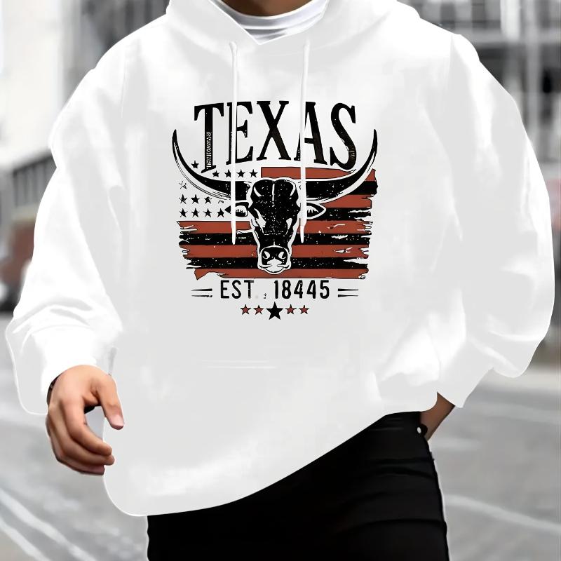 

Мужская толстовка с капюшоном свободного кроя, подходит для работы из дома и поездок на выходные XXL чёрный