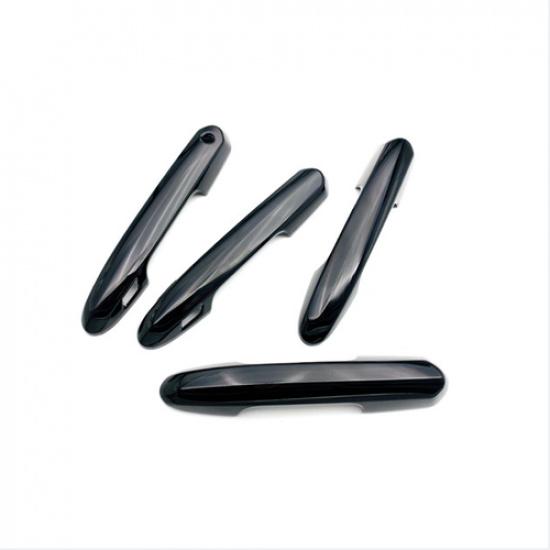 Bright black Front&Back Door Handles Cover Trim For Toyota Highlander -2025