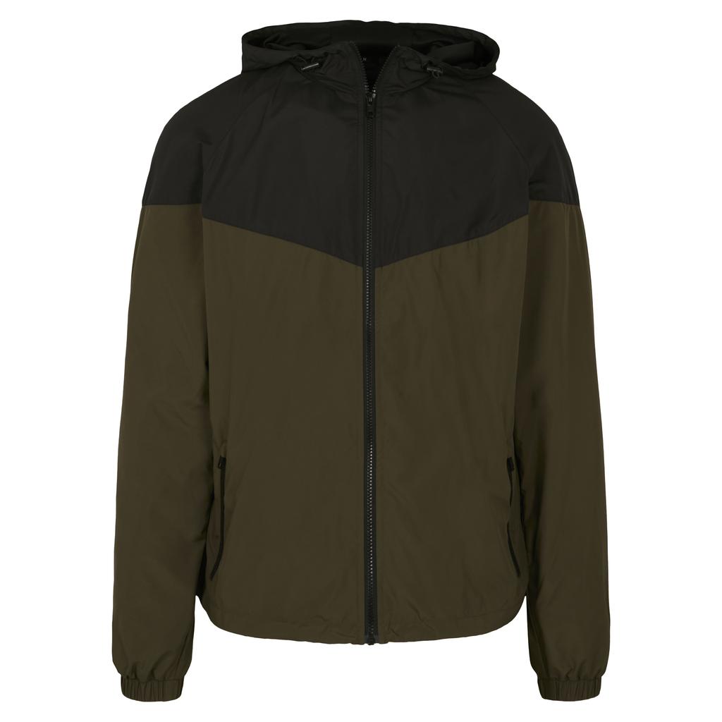 Build Your Brand Unisex Adult Two Tone Windrunner Jacket