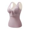Women's Lace Wool Silk Heated Seamless Slimming Vest