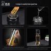 Xinuo 320mL Double-Layer Glass Tea Infuser Bottle
