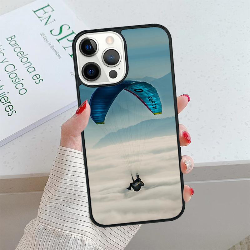 Paragliding Sport Phone Case Cover For iPhone 17 Air 15 16 16e 14 13 Pro Max Fundas 12 11 Pro Max PLUS 7PLUS Mobile