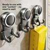 Suction Cup Tissue Double Hook Hanging Multi-function Portable Paper Hanger Toilet Kitchen Bathroom Strong Adhesive Hook