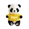 Adorable Panda Plush Toy with Outfit - Chengdu Souvenir and Festival Gift, Customizable with Logo.