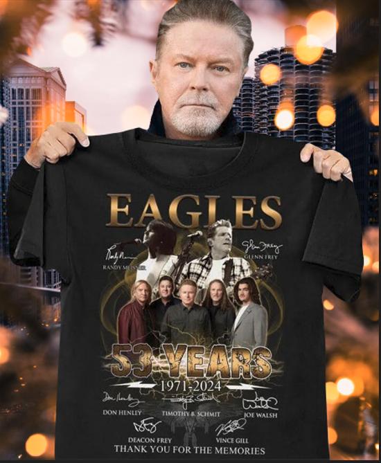 The Eagles Band 53rd Anniversary 1971 2026 Thank You For The Memories Shirt S