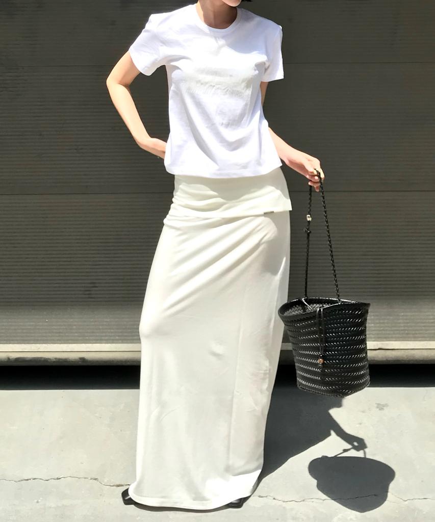 El Mood Woman Martini Max Skirt Ecru