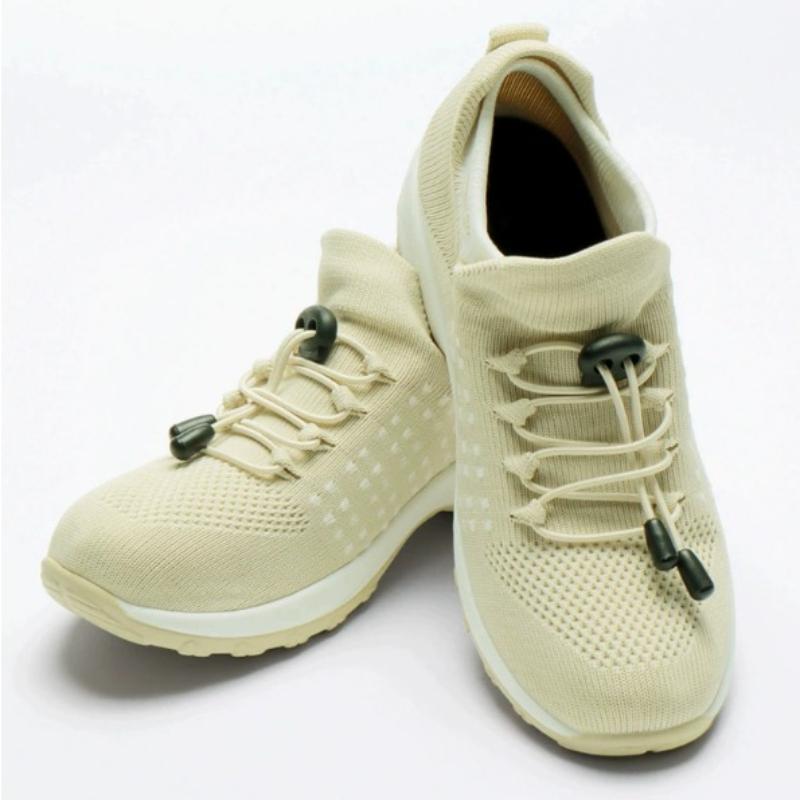 

6 Color Size 36-45 Women Sneakers Casual Breathable Fly Weaving Sneakers Non Slip Wear-resistant Tennis Shoes 36 бежевый