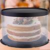 1Pcs Cake Box Paper Lid Plastic Safe Environment Friendly Wedding Cake Packaging Party Cookies Boxes Cookie Cakes Packing Box