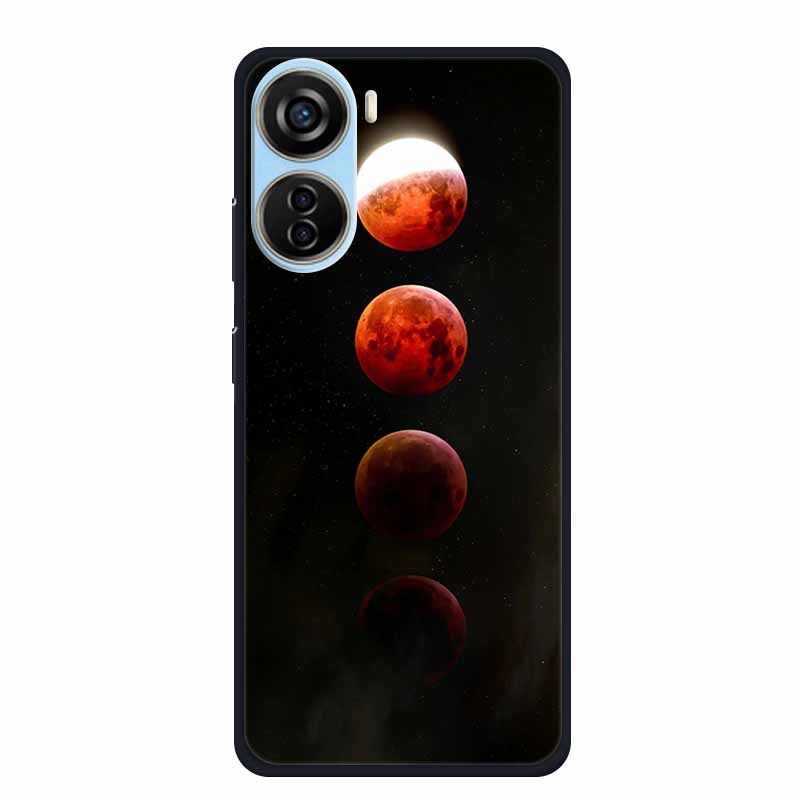 Schwarze Silikonhülle für ZTE Blade V50 Design 5G Libero 5G IV V41 Vita Axon 40 lite Handyhülle Cartoon Katze Weiche Rückseite Hülle