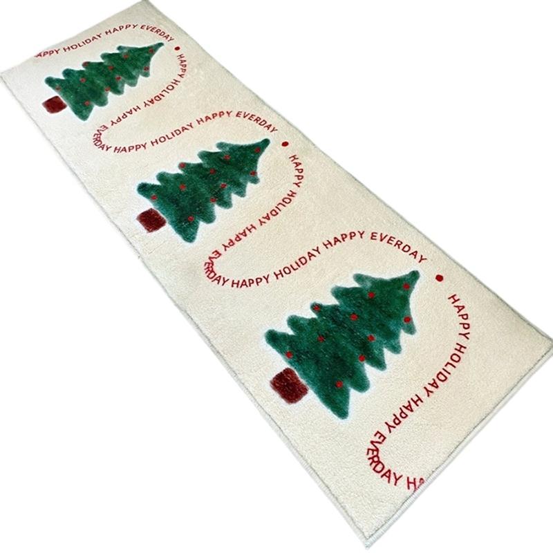 AS60-Christmas Bedroom Rug Bed Rug Floor Mat Plush Children s Room Toy Mat Home Decor