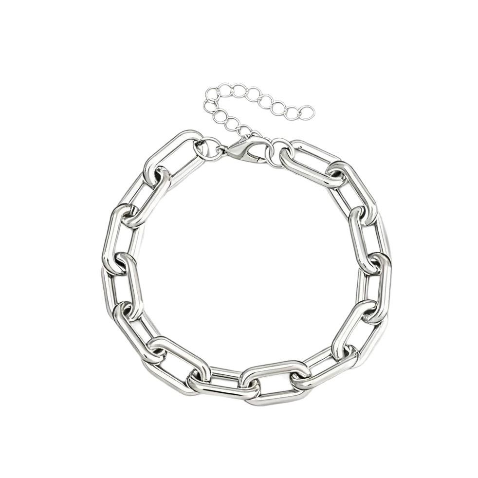 Fashion Thick Chain Hip Hop Waist Chain Necklace Bracelet Vintage Punk Trendy Cool Jeans Chain Accessories