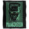 Universal Monsters Neon Frankenstein Blanket
