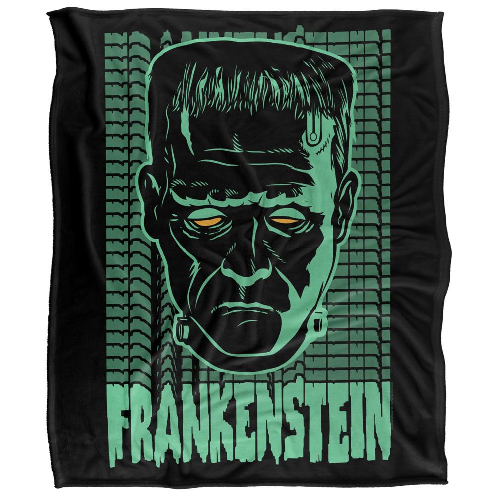 Universal Monsters Neon Frankenstein Blanket