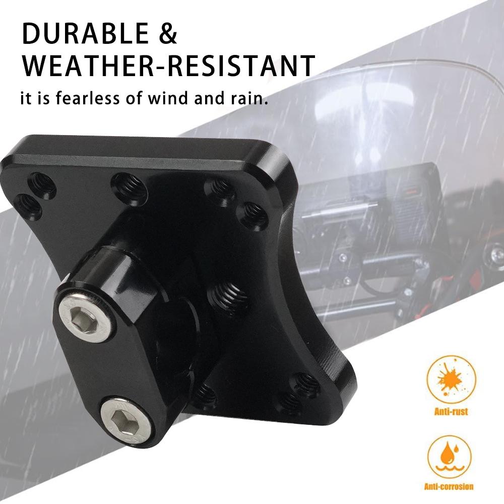 Motorcycle Navigator GPS Mount Fit for Africa Twin / R1200/R1250 GS/GSA/Tenere 700 / Super Tenere/Tuareg 660 (12mm) MP-1200-BK