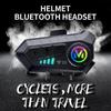 SEAMETAL Y10 Motorcycle Helmet Headset Stereo Bt5.3 Hands Free Ipx6 Waterproof 2000mAh Moto Wireless Headphones Support