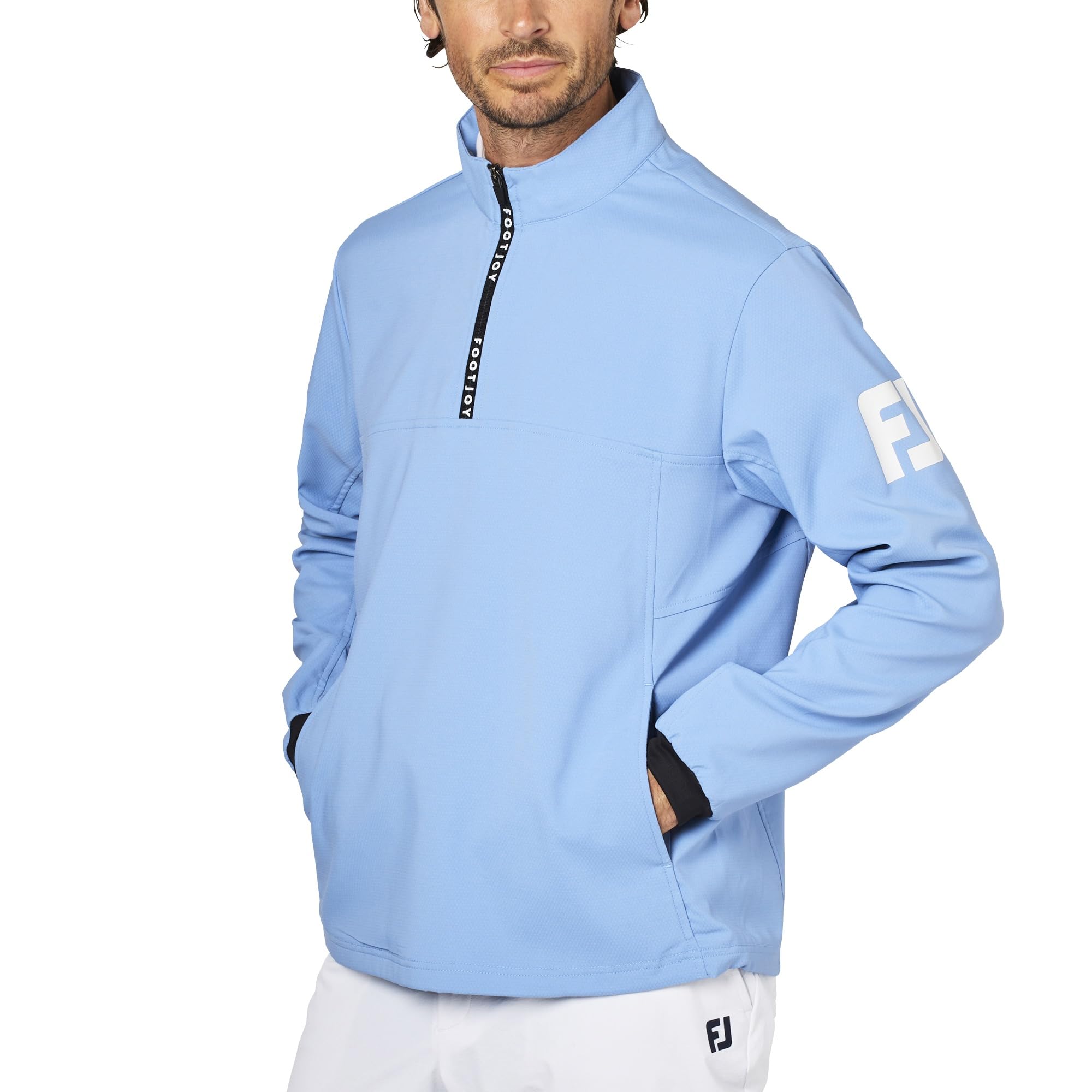 

Golf TWINSOF Long Sleeve Half Zip Jacket Blue Jay [Footjoy] Men s